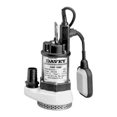 Davey D10A User manual Davey D10A User manual