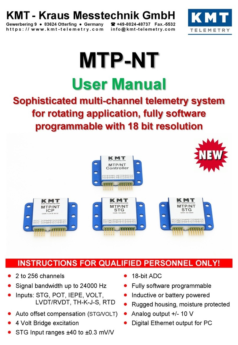 KMT MTP-NT Series user manual