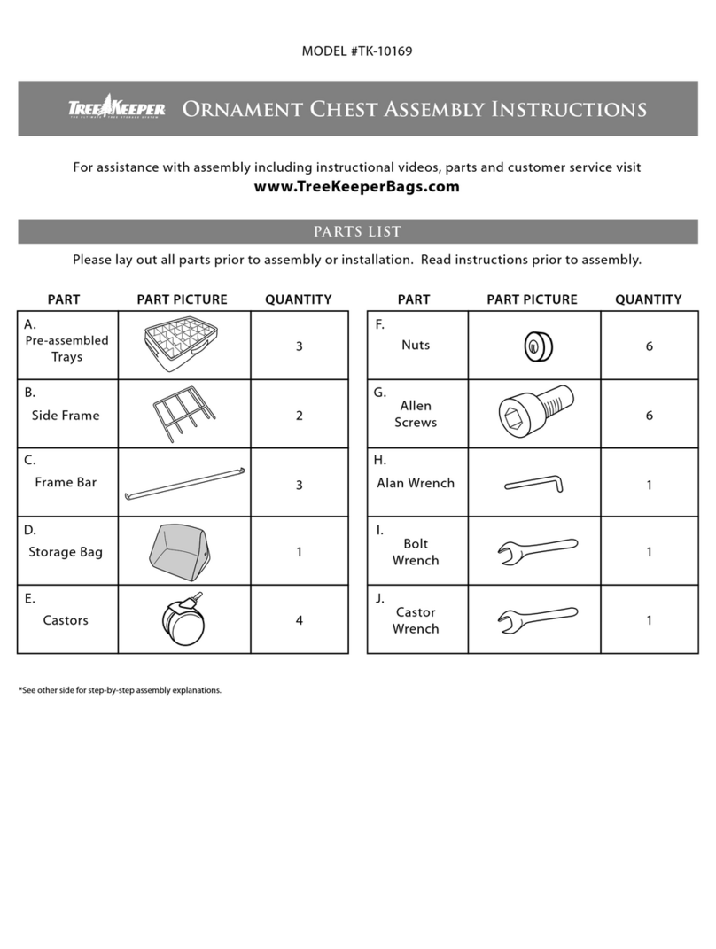 Treekeeper TK-10169 Assembly instructions