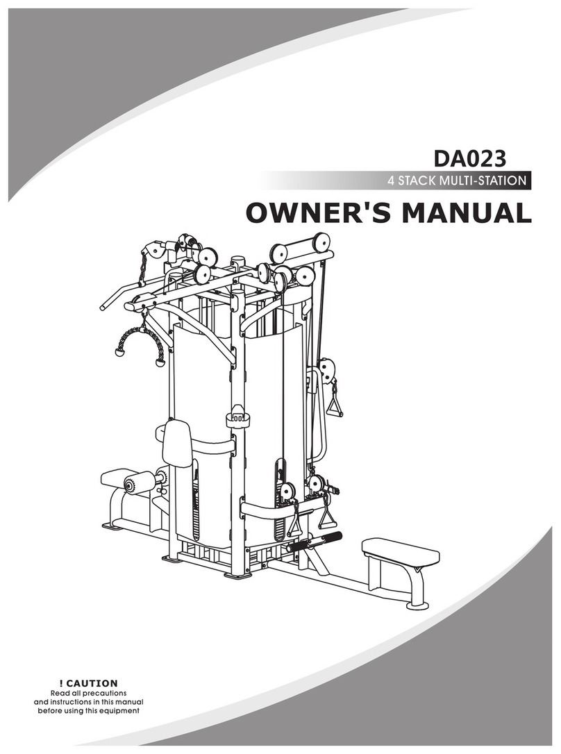 Insight Gym CABLE JUNGLE DA023 owner's manual