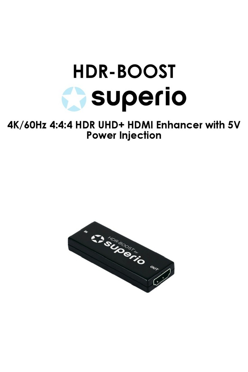 Superio HDR-BOOST User manual