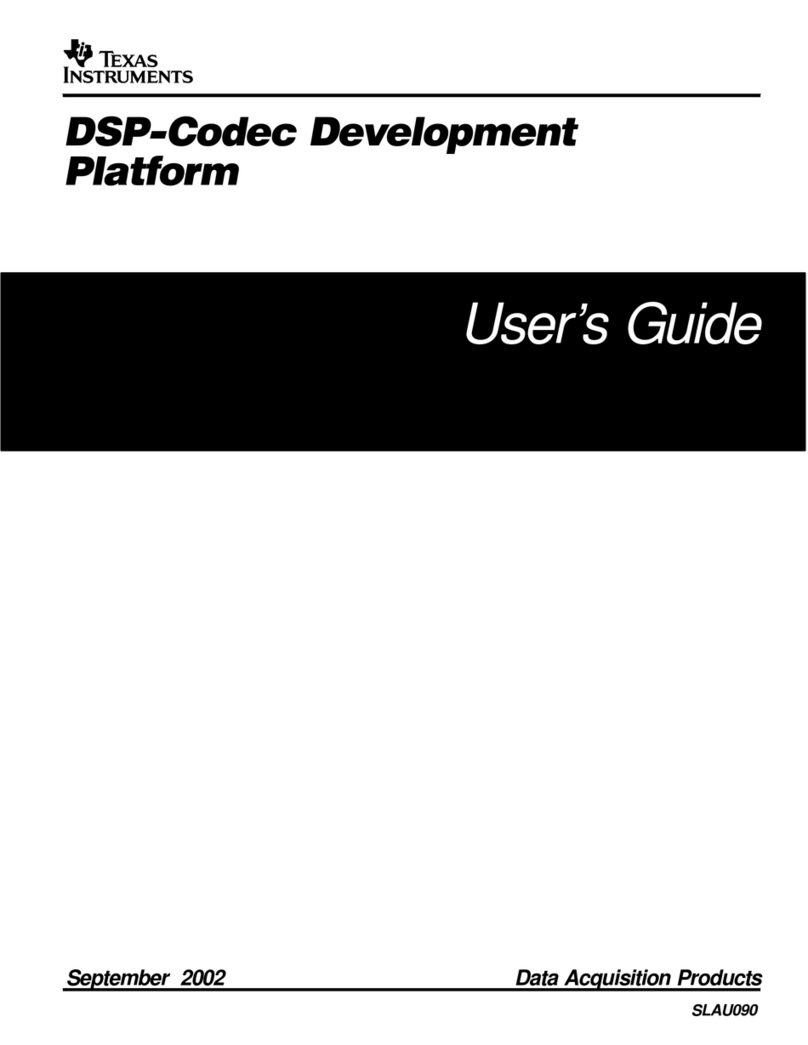 Texas Instruments DSP-Codec User manual