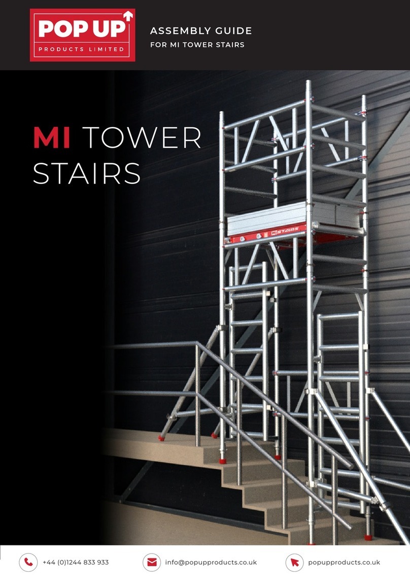 POP UP MI TOWER STAIRS Assembly guide