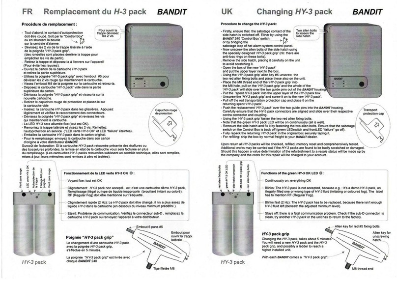 Band-it HY-3 Replacement instructions