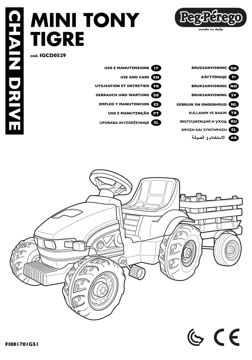 Peg-Perego MINI TONY TIGRE Use and care