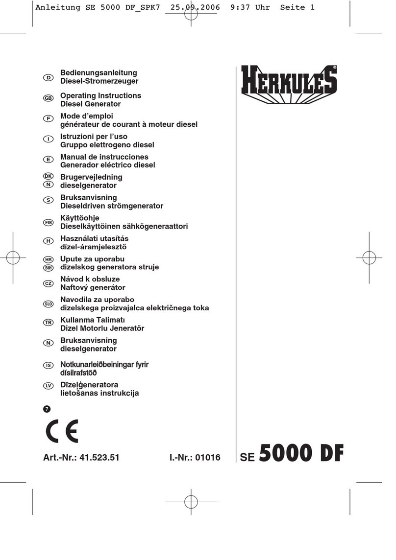 HERKULES SE 5000 DF User manual HERKULES SE 5000 DF User manual