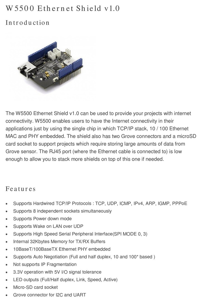 Seeed W5500 Ethernet Shield v1.0 manual Seeed W5500 Ethernet Shield v1.0 manual