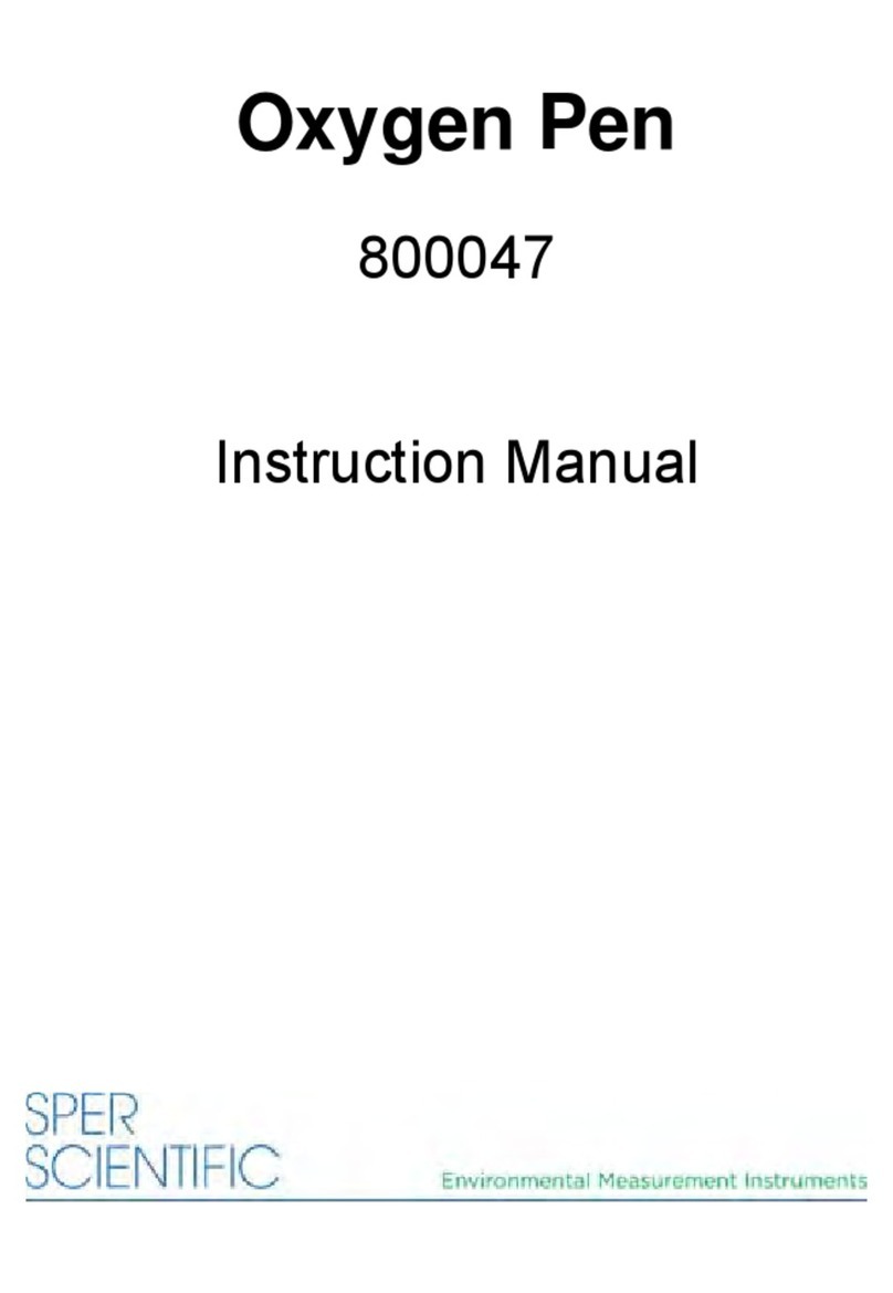 Sper scientific 800047 instruction manual