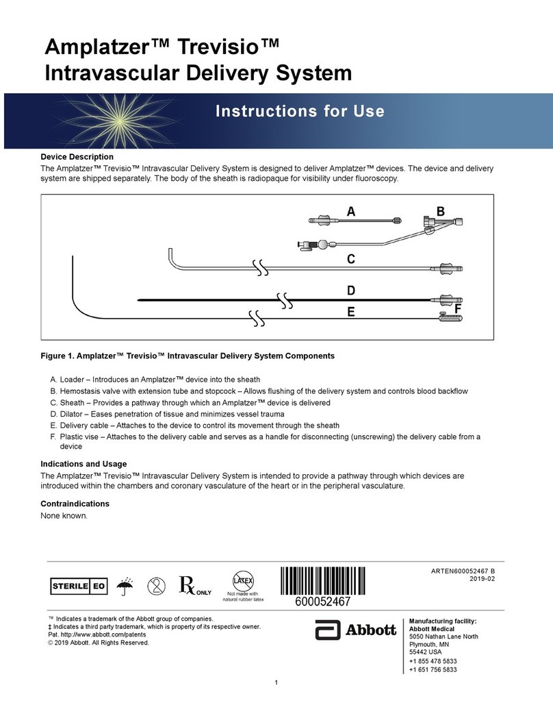 Abbott Amplatzer Trevisio 9-ATV06F45 User manual