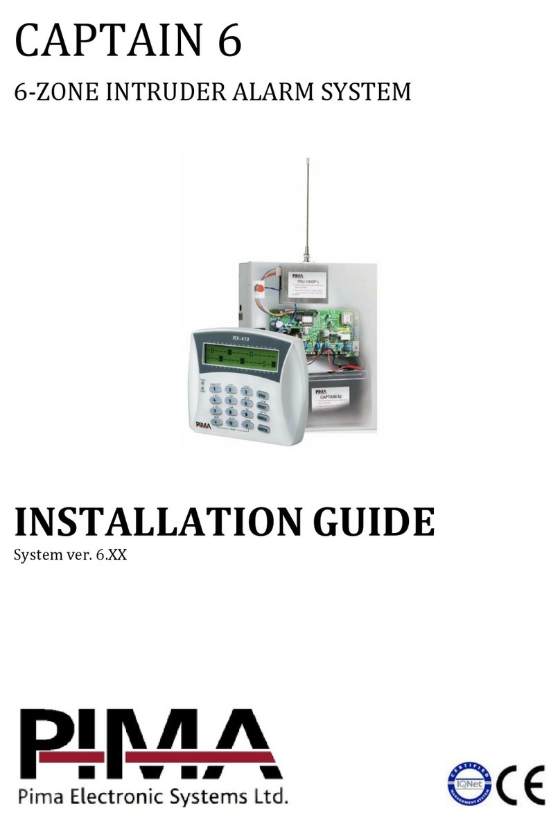 Pima Captain 6 installation guide