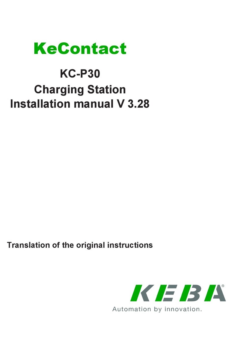 Keba KeContact KC-P30 e Series installation manual