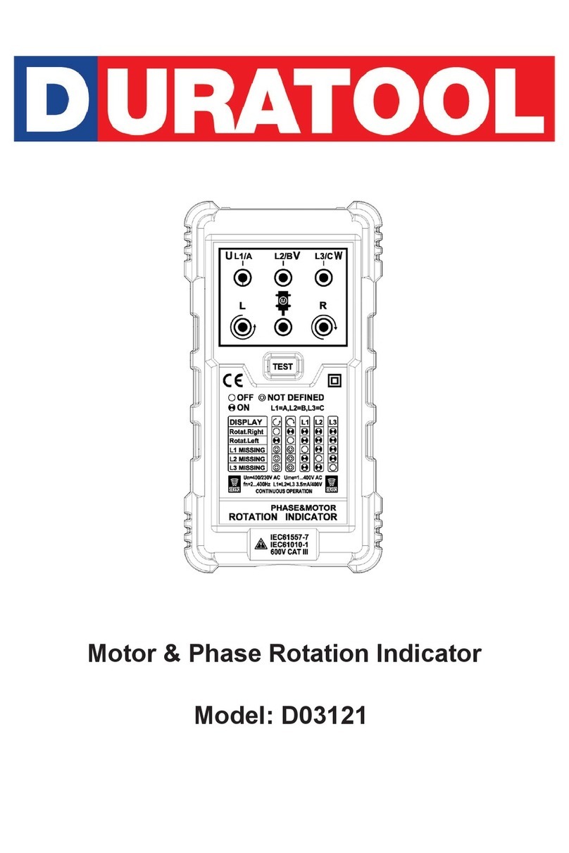 Duratool D03121 quick guide
