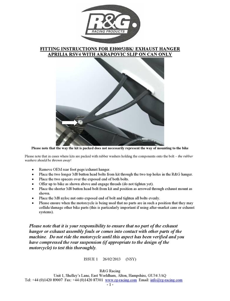R&G EH0053BK User manual