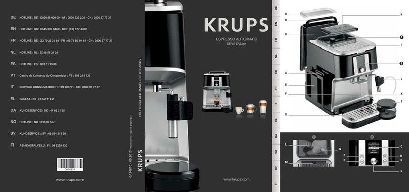Krups EA83 Series User manual