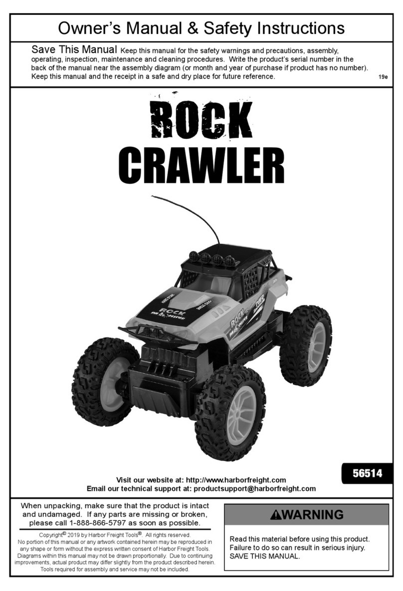 Harbor Freight Tools ROCK CRAWLER owner's manual