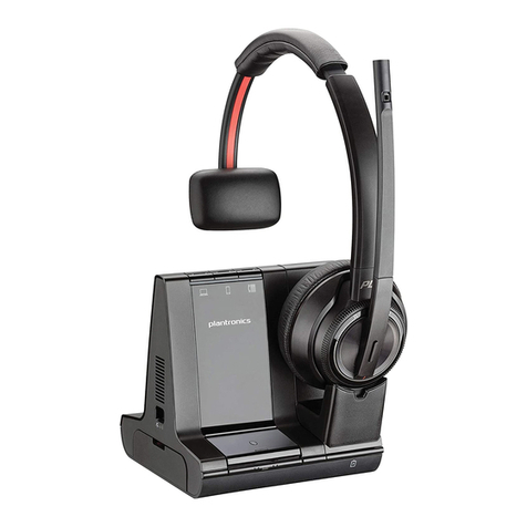 Plantronics Savi 8200 Series User manual Plantronics Savi 8200 Series User manual