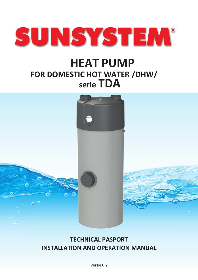 Sunsystem TDA Series Installation and operation manual Sunsystem TDA Series Installation and operation manual
