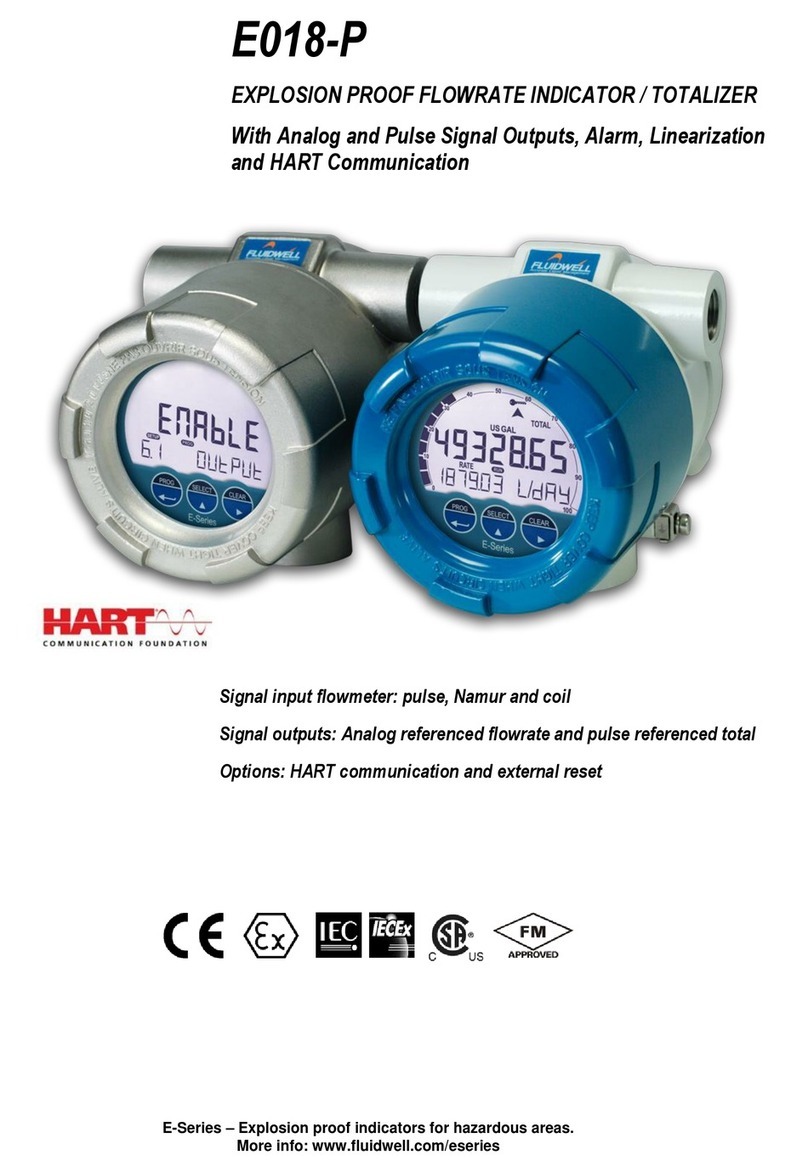 Fluidwell E Series User manual