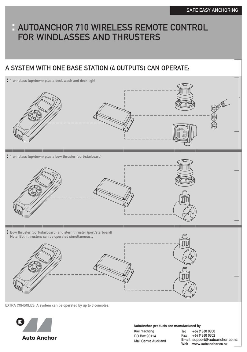 Auto Anchor AutoAnchor 710 manual Auto Anchor AutoAnchor 710 manual