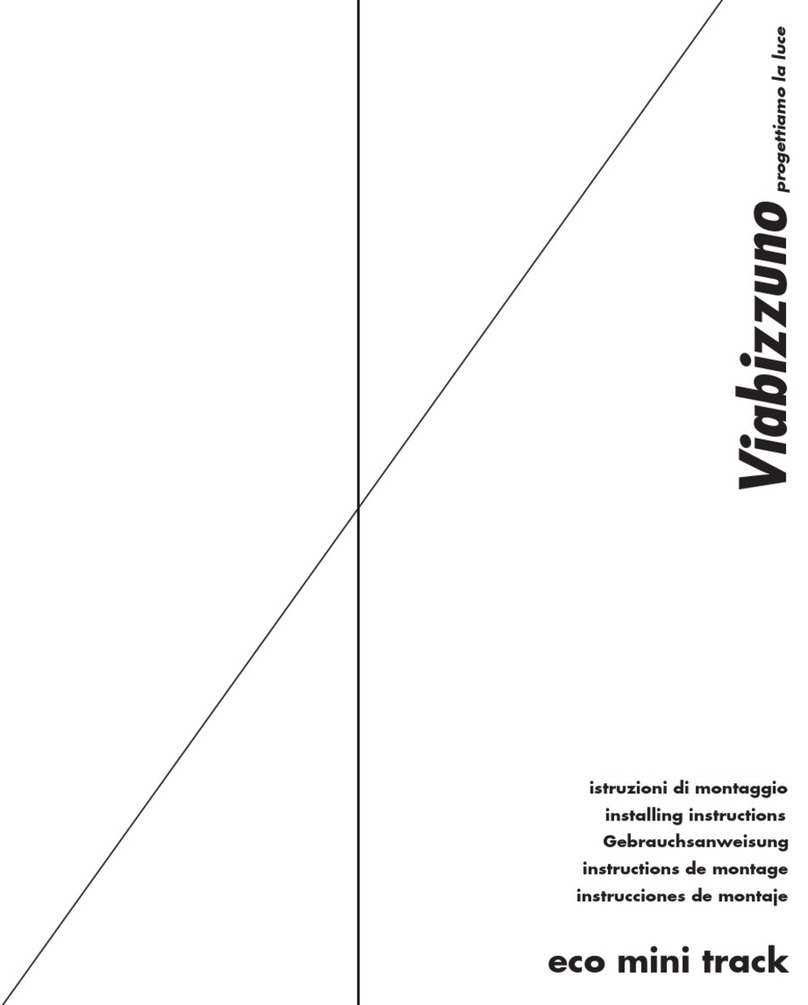 Viabizzuno eco mini track Instruction Manual