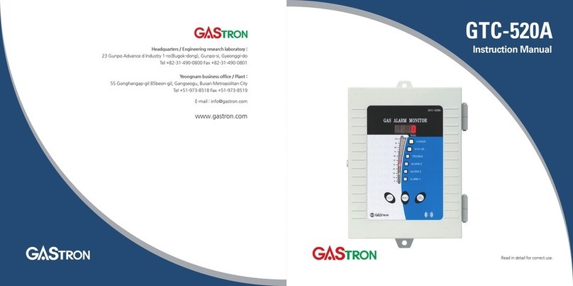 GASTRON GTC-520A instruction manual