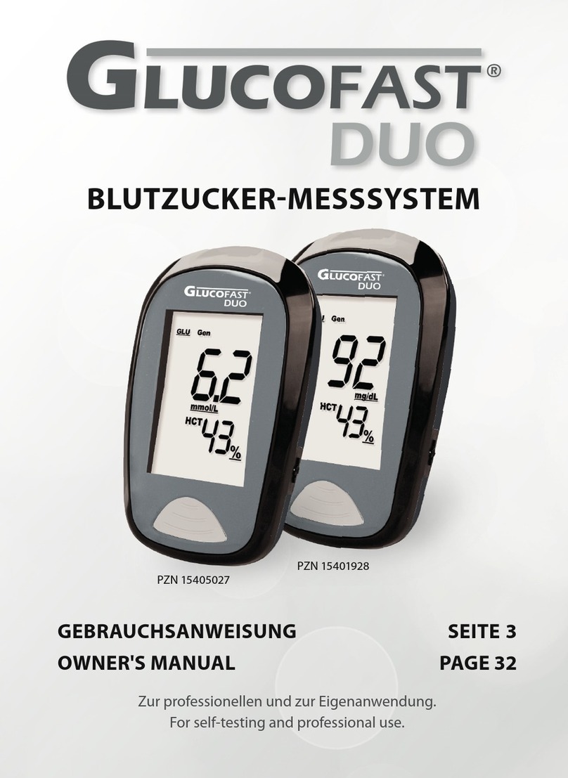 Glucofast DUO owner's manual