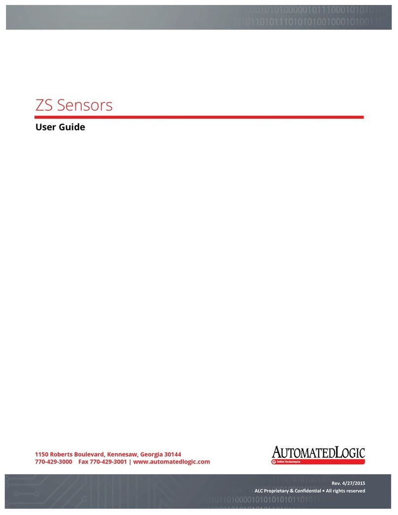 Automated Logic ZS Series user guide