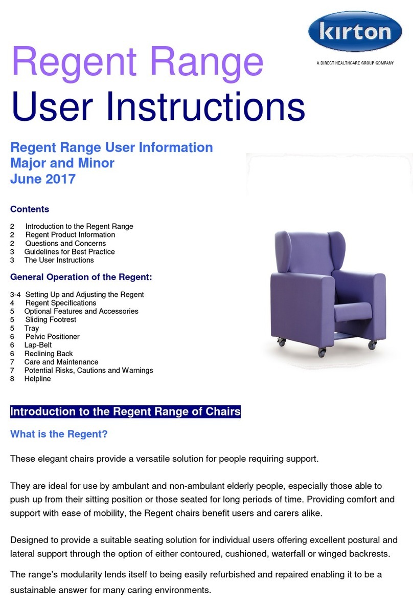 KIRTON Regent Series User instructions