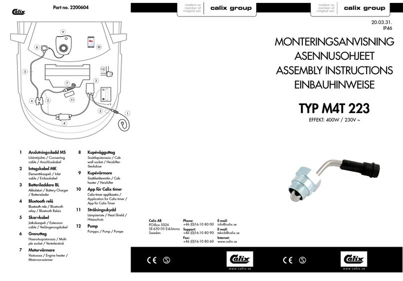 Calix M4T 223 User manual