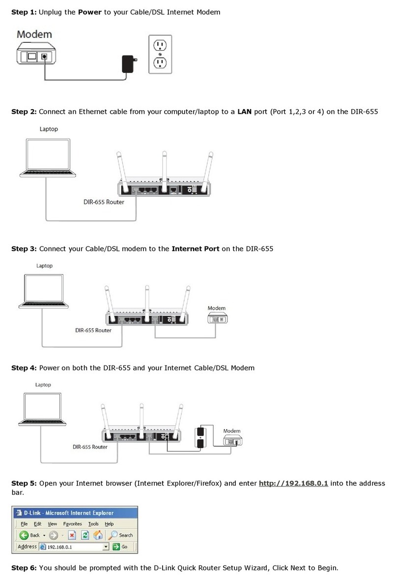 D-Link DIR-655 - Xtreme N Gigabit Router Wireless User manual D-Link DIR-655 - Xtreme N Gigabit Router Wireless User manual