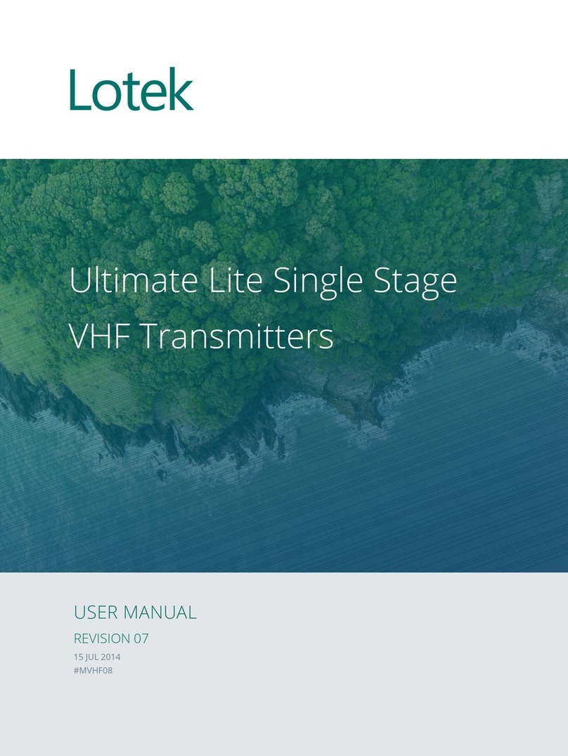 Lotek Ultimate Lite user manual