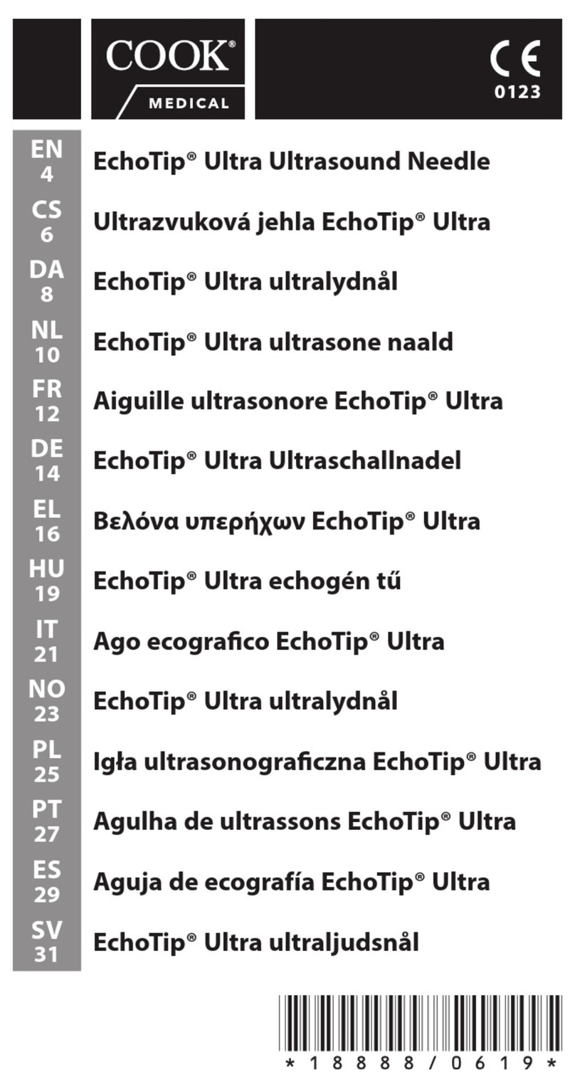 COOK Medical EchoTip Ultra manual