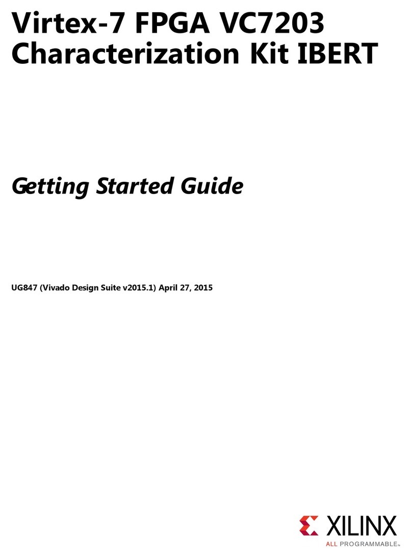 Xilinx Virtex-7 FPGA VC7222 IBERT User manual