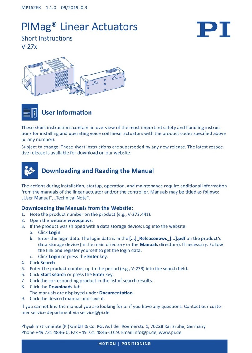 PI PIMag V-27 Series Manual