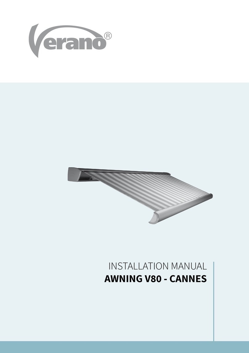 Verano V480 Cannes User manual