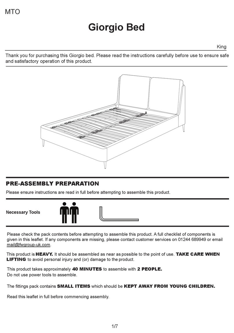 John Lewis Giorgio Bed manual John Lewis Giorgio Bed manual