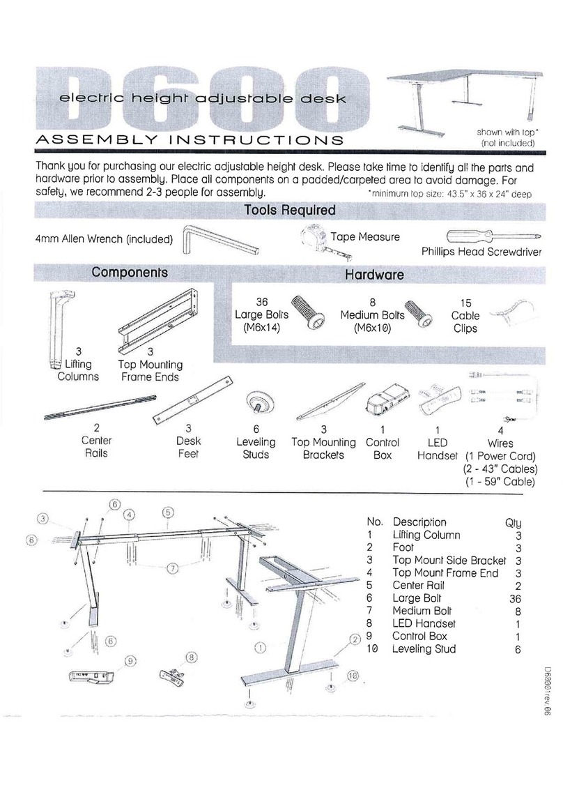 Lekolar D600 Assembly instructions