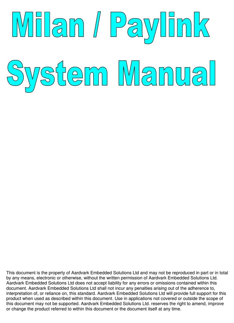 Aardvark Milan System manual Aardvark Milan System manual