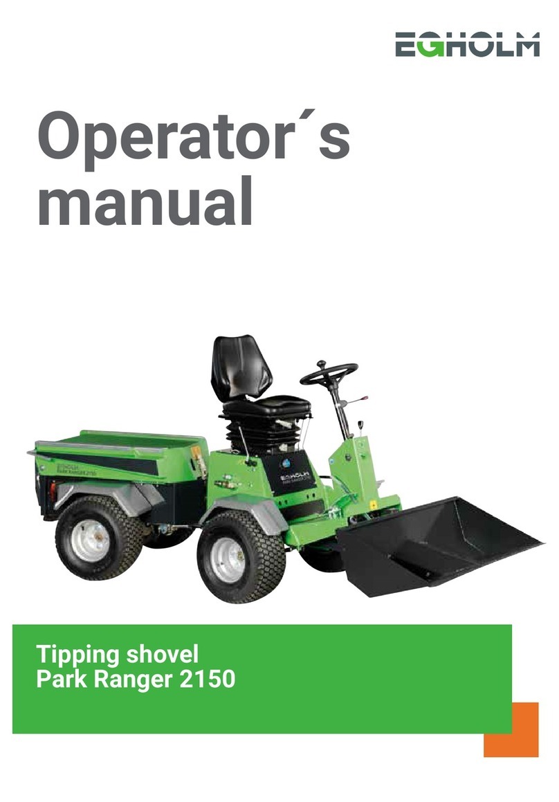Egholm Park Ranger 2150 Operator's manual