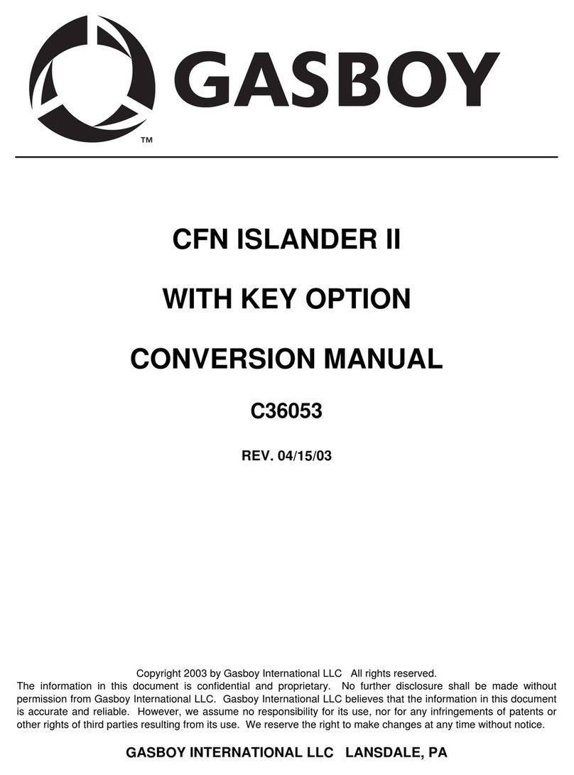 Gasboy CFN ISLANDER II Conversion manual