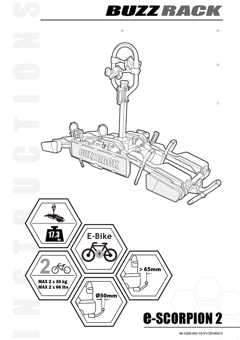 BuzzRack e-SCORPION 2 installation instructions BuzzRack e-SCORPION 2 installation instructions