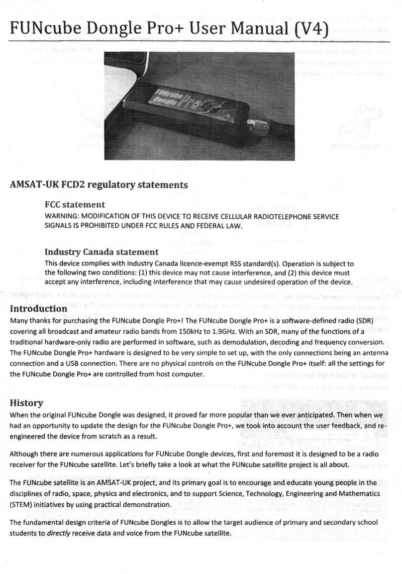 FUNcube Dongle Pro+ user manual