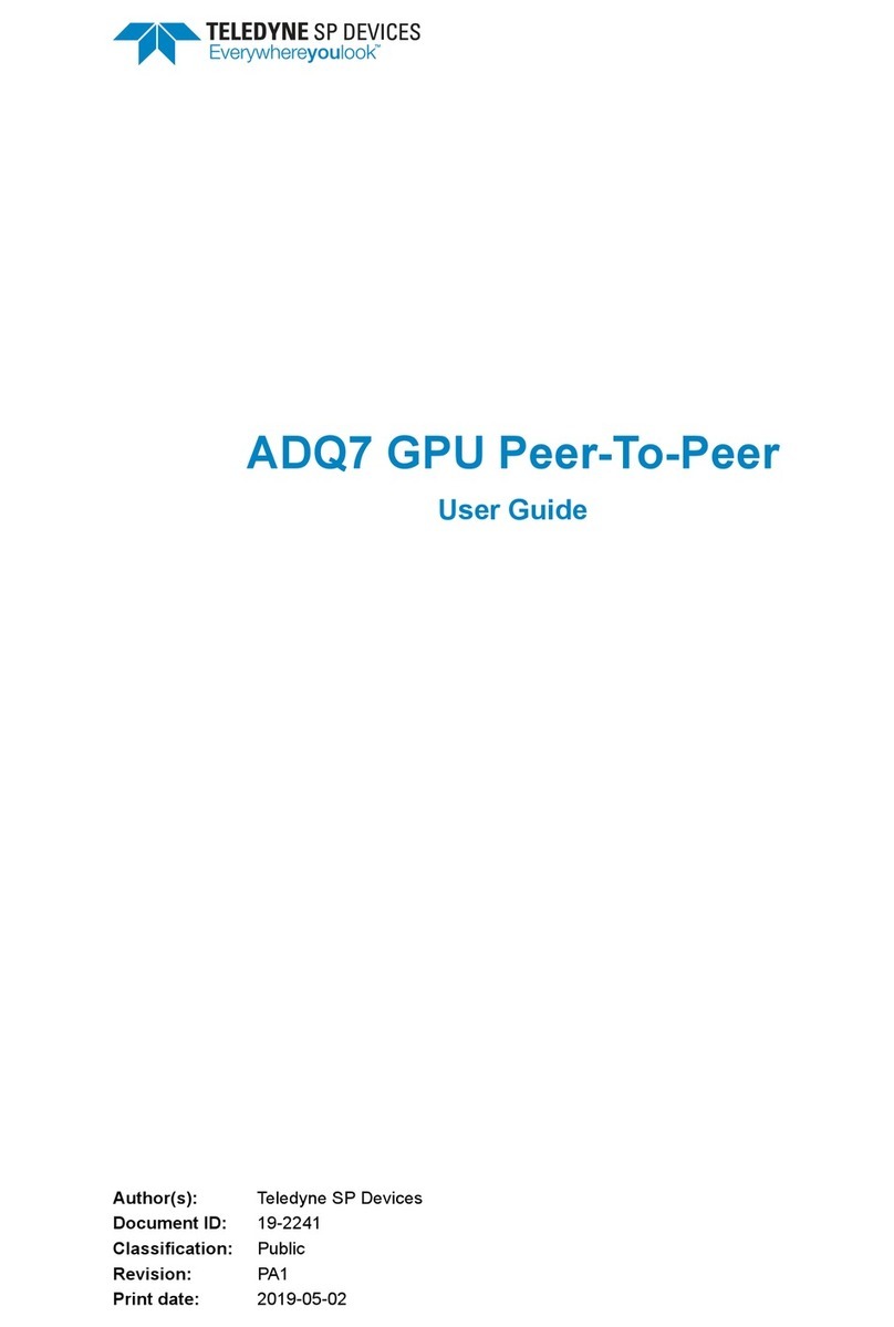 Teledyne SP Devices ADQ7 User manual