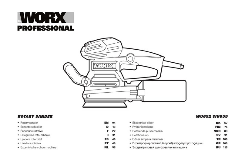 Worx Professional WU652 manual