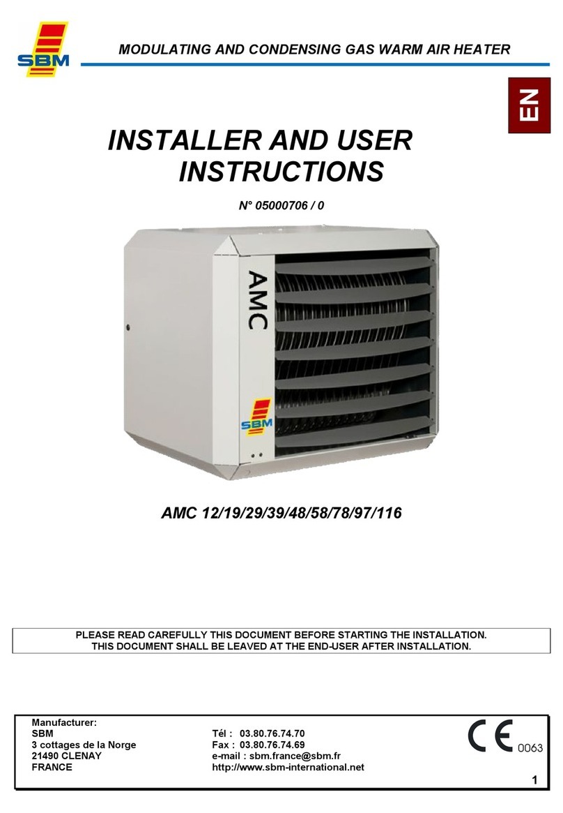SBM AMC 12 Installers and users instructions