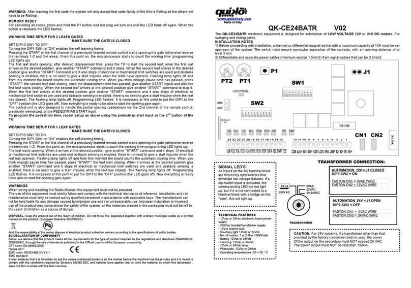 quiko QK-CE24BATR quick guide