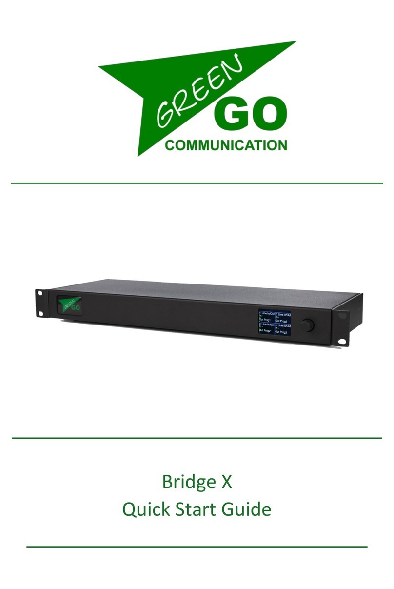 Green-Go Bridge X quick start guide