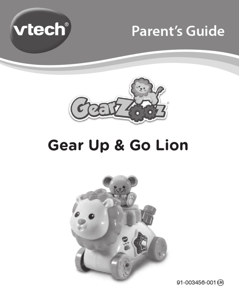 V-tech GearZooz Gear Up & Go Lion Assembly Instructions V-tech GearZooz Gear Up & Go Lion Assembly Instructions