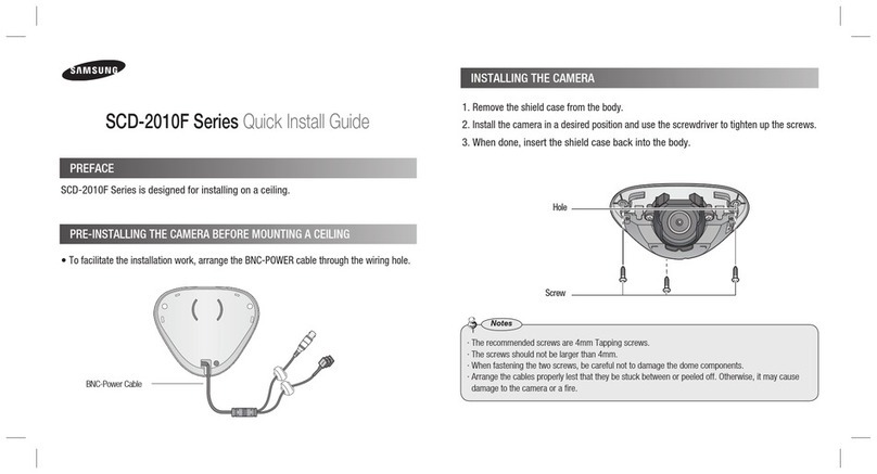 Samsung SCD-2010F Series Quick install guide