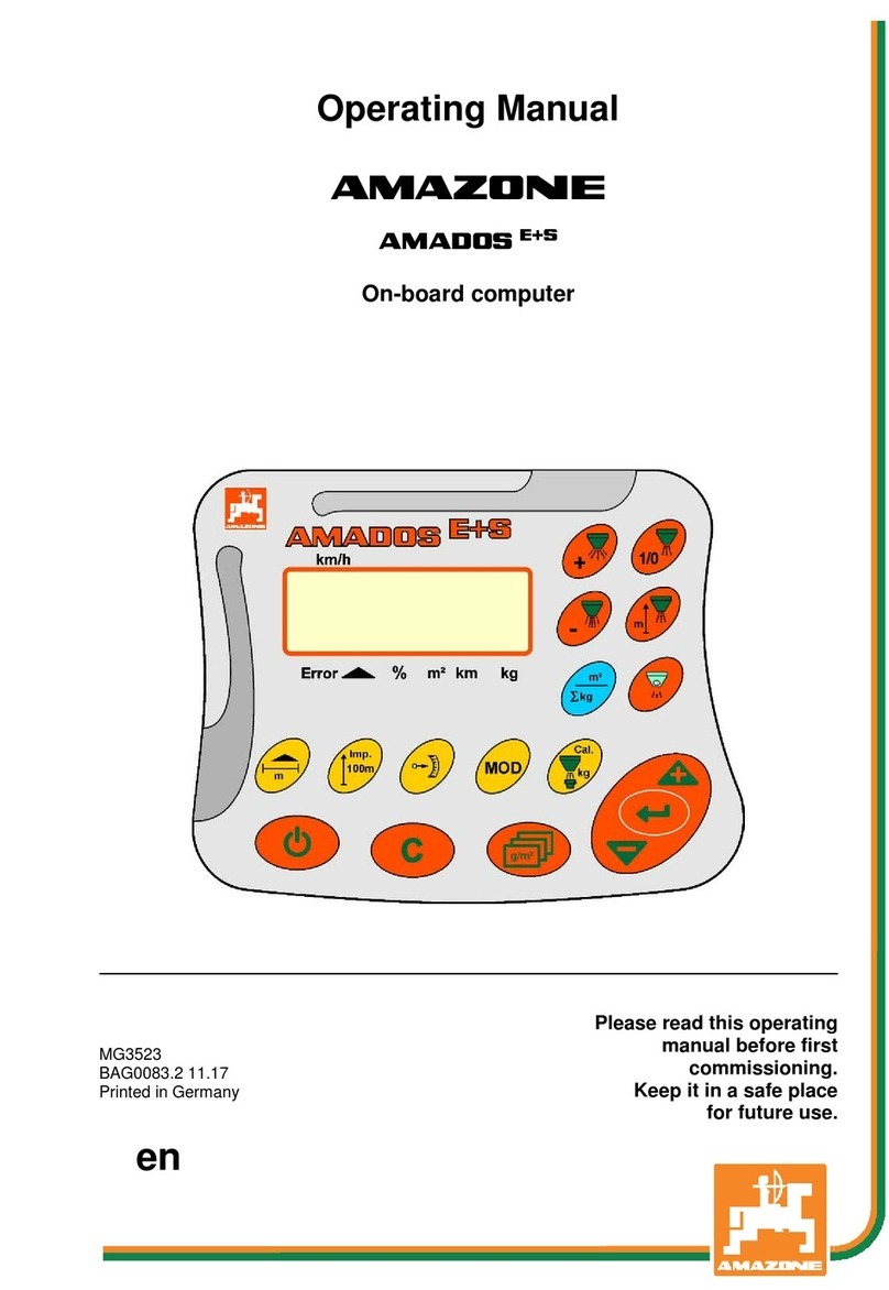 Amazone AMADOS E+S operating manual